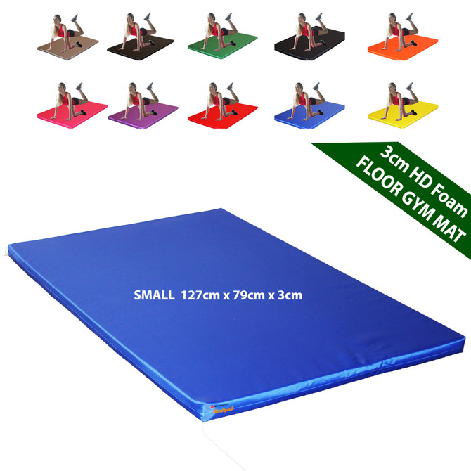 Kosipad 4cm Thick foam floor gym crash mats Royal Blue Small