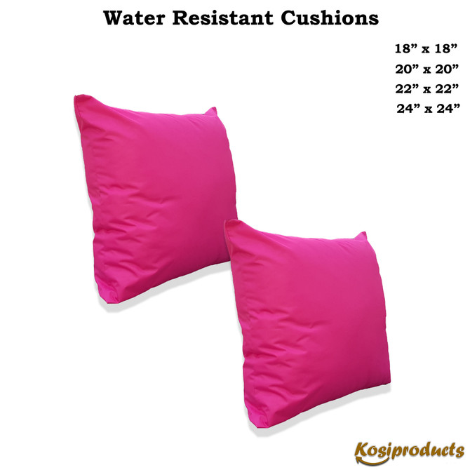 Outdoor Cushions for Pallet and Rattan Furniture Square Pink-2 Pack