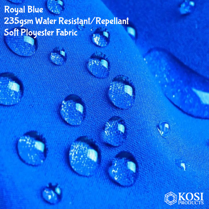 Turquoise Water Resistant Repellant 235gsm Polyester Fabric
