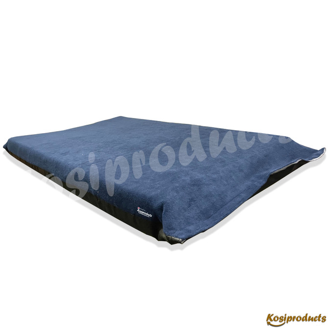 Navy Blue Orthopedic Non-Slip Waterproof Dog Bed Mattress - 5