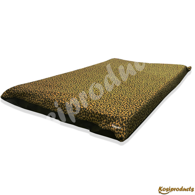 Leopard Print Orthopedic Non-Slip Waterproof Dog Bed Mattress - 2