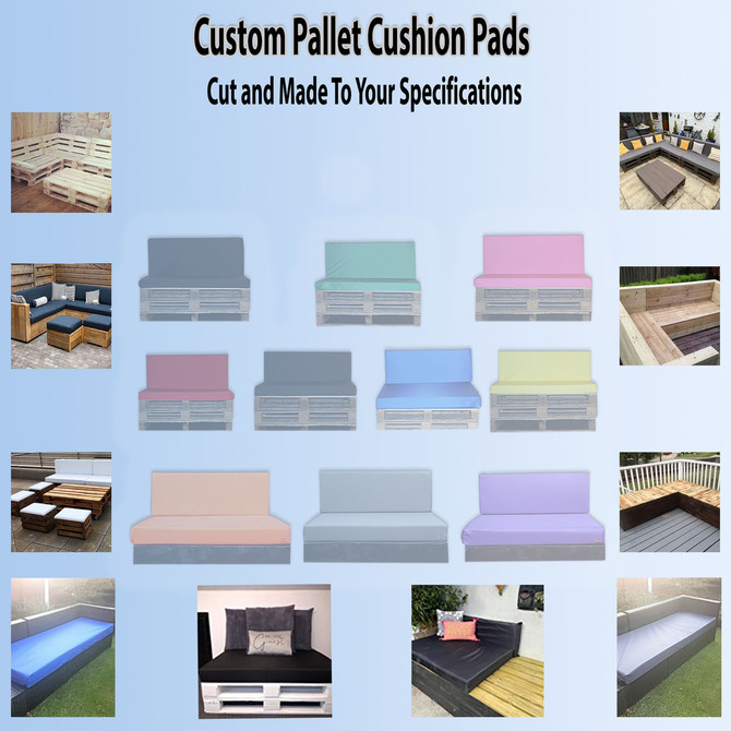 Custom Made to Measure bespoke Pads for pallet pads Royal Blue