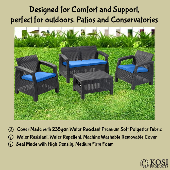 Royal Blue Keter Corfu Replacement Seat Cushion-3