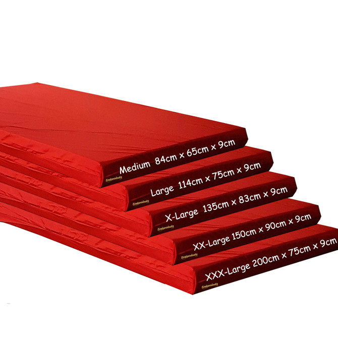 Kosipad Red Gymnastics crash landing gym mat 9cm thick-1