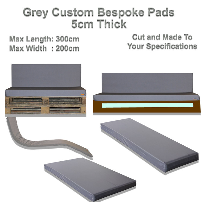 Custom-made-foam-pad-grey-5cm -thick-main