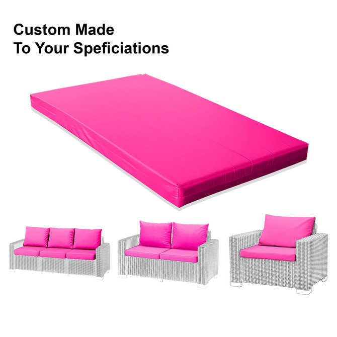 Custom Made Crash Mats, Seating Pads Pink 11cm Thick