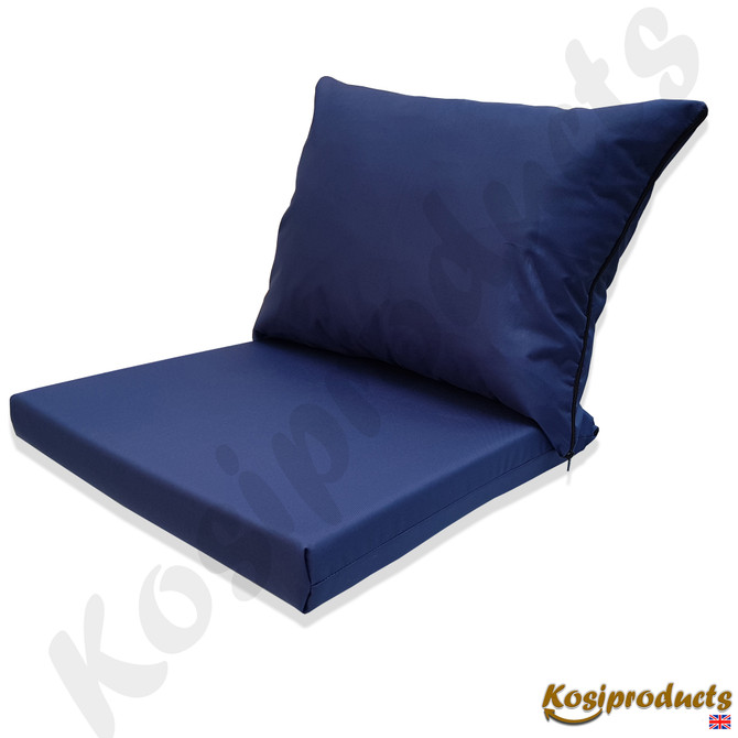 Rattan Replacement Cushions and Seats Pads for Keter Allibert California Navy Blue Main