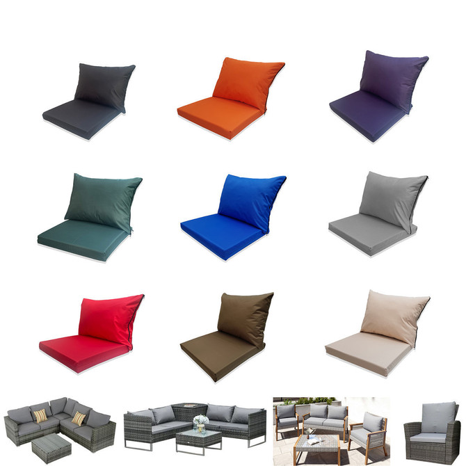 Rattan Replacement Cushions and Seats Pads for Keter Allibert California Colour Range