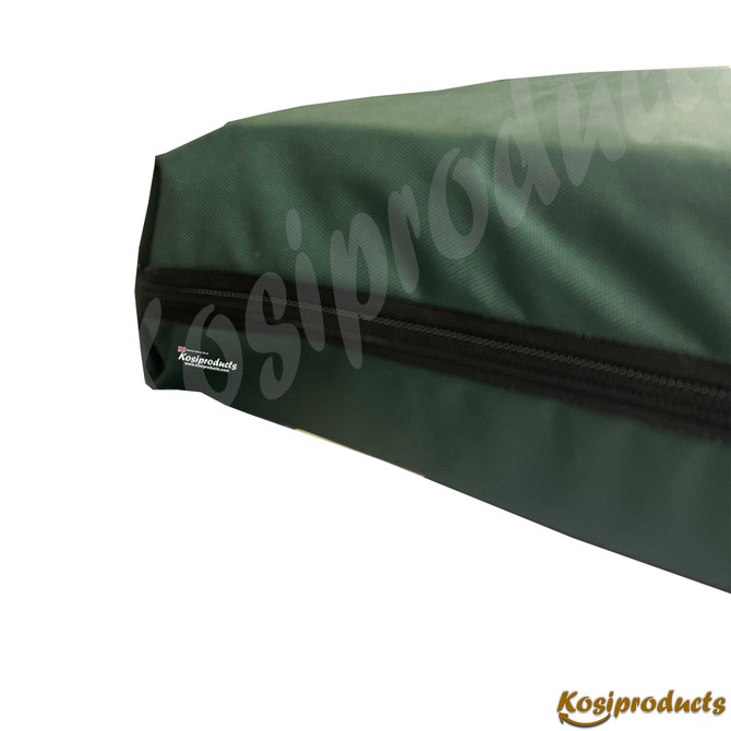 Green Waterproof Dog Bed Soft Polyester Fabric Removable Cover 2