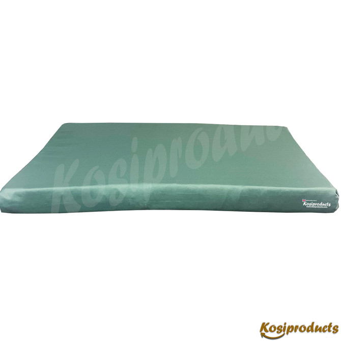 Green Waterproof Dog Bed Soft Polyester Fabric Removable Cover 1