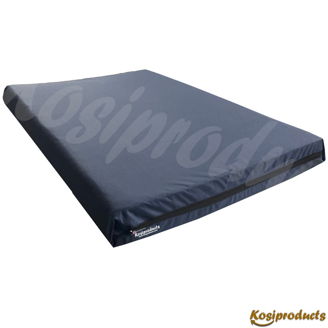 Waterproof Dog Bed Mattress, Navy Blue Water Resistant Polyester Cover-3