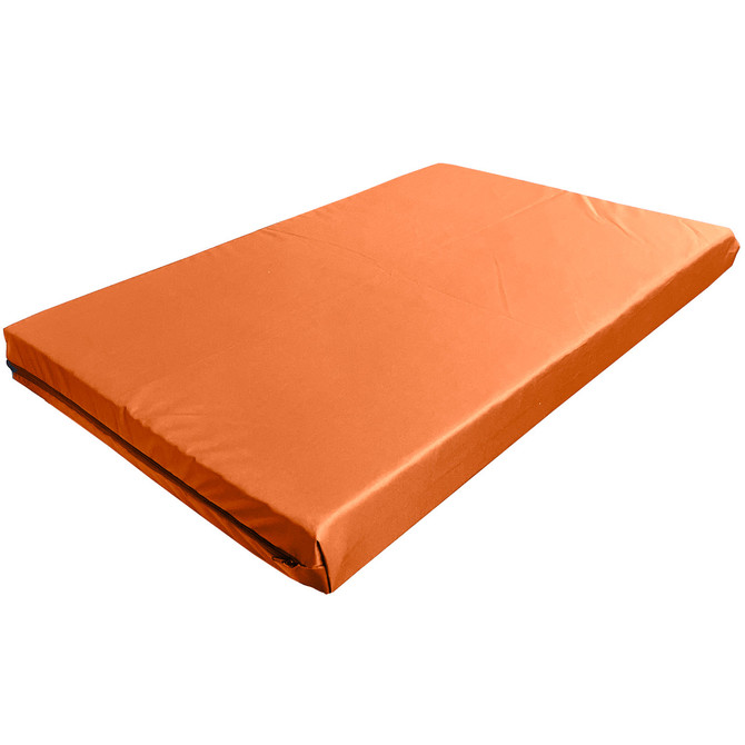 Waterproof Orthopedic Dog Bed Mattress, Orange Water Resistant Polyester Cover-4