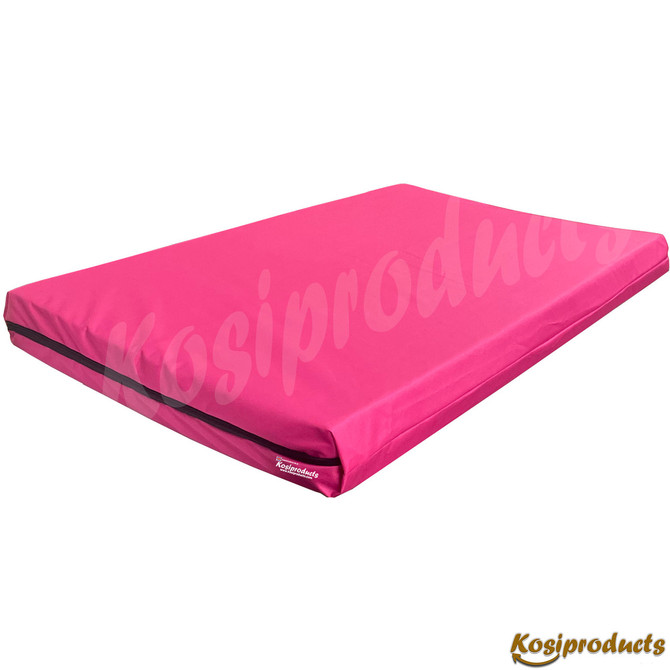 Waterproof Orthopedic Dog Bed Mattress, Pink Water Resistant Polyester Cover-4