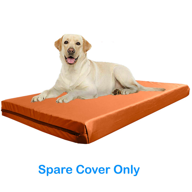 Water Resistant Dog Bed Replacement Orange Cover-Kosipet