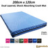 High Impact Crash Mats, Ultra Large Shock Absorbing Dual Layered Gym Mats 200cm x 120cm Royal -1