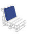 Navy Blue Pallet Seating Cushion Pads-3