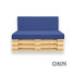 Navy Blue Pallet Seating Cushion Pads