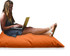 Large Beanbag Floor Cushions, Floor Pillow Orange Model-5