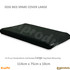 Non Slip Dog Bed Replacement Cover, Black Anti Pill Fleece Spare Cover -Kosipet-4