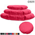 Red Beangbag Round Floor Cushions Indoor and Outdoor Water Resistant-1