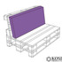 Purple Back Pallet Seat Cushion Pad