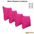 Outdoor Cushions for Pallet and Rattan Furniture Square Pink-4 Pack