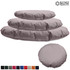 Grey Beangbag Round Floor Cushions Indoor and Outdoor Water Resistant-1