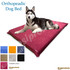 Wine Orthopedic Non-Slip Waterproof Dog Bed Mattress - 1