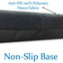 Navy Blue Orthopedic Non-Slip Waterproof Dog Bed Mattress - 6