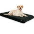 Black Non-Slip Orthopedic Waterproof Dog Bed Mattress, Fleece Fabric Cover - 6