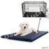 Dog Cat Cage Crate Mat Bed  Mattress Tough Water Resistant Navy Blue Cover 5cm thick-7