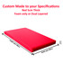 bespoke Crash Mats, Seating Pads Red 5cm Thick