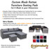 Custom Seating Pads & Cushions - Grey - Erica
