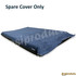 Non Slip Dog Bed Replacement Cover, Navy Blue Anti Pill Fleece Spare Cover -Kosipet-1