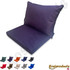 Rattan Replacement Cushions and Seats Pads for Keter Allibert California Purple set 1