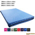 High Impact Crash Mats, Ultra Large Shock Absorbing Dual Layered Gym Mats 200cm x 135cm Royal -3