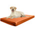 Waterproof Dog Bed Mattress, Orange Water Resistant Polyester Cover-3