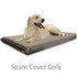 Water Resistant Dog Bed Replacement Grey Cover-Kosipet