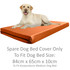 Water Resistant Dog Bed Replacement Orange Cover, Medium -Kosipet