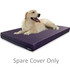 Water Resistant Dog Bed Replacement Purple Cover-Kosipet