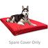 Water Resistant Dog Bed Replacement Red Cover-Kosipet