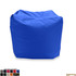 Ottoman Bean Bag Footstool Pouf Royal Blue Main 3