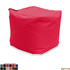 Ottoman Bean Bag Footstool Pouf Red  Main 2