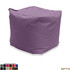 Ottoman Bean Bag Footstool Pouf Purple Main 3