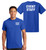 Event Staff Cotton T-Shirts Printed Left Chest and Back,Royal