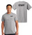 Staff Cotton T-Shirts Printed Left Chest and Back,Grey