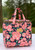 Indigo And Whales Premium Floral Insulated Lunch Bag for Women, Navy Begonia Lunch Box Cooler, Front2