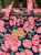 Indigo And Whales Premium Floral Insulated Lunch Bag for Women, Navy Begonia Lunch Box Cooler, Close up