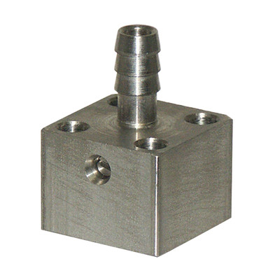 Metering Knob, 1/4in Barb, Stainless Steel, DEMA 24-325