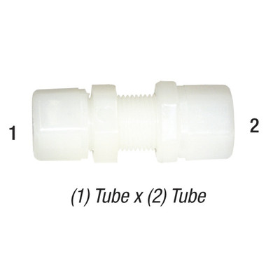 Bulkhead Union, 3/8in Tube, N6BU6